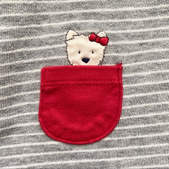 Gymboree Baby Girl Scottie Dog Pocket Sweatshirt - Picture 2 of 7